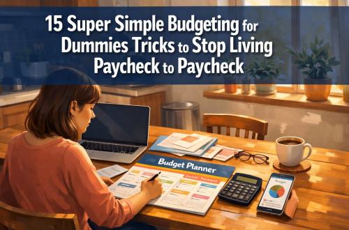 15 Super Simple Budgeting for Dummies Tricks to Stop Living Paycheck to Paycheck