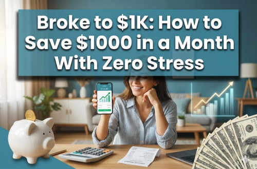 Broke to $1K: How to Save $1000 in a Month With Zero Stress