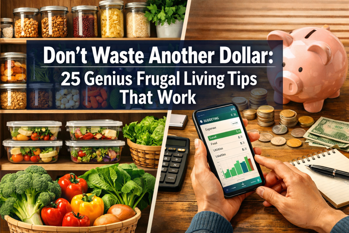 Don’t Waste Another Dollar: 25 Genius Frugal Living Tips That Work