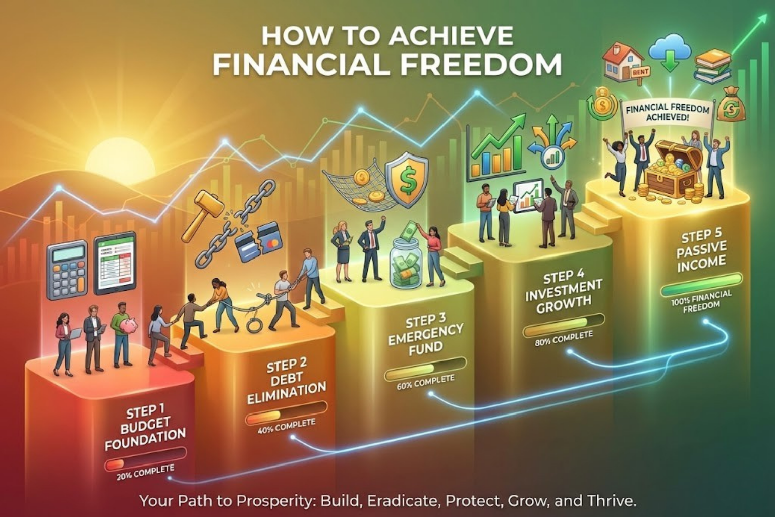 How to Achieve Financial Freedom in 5 Steps | 2026 Guide
