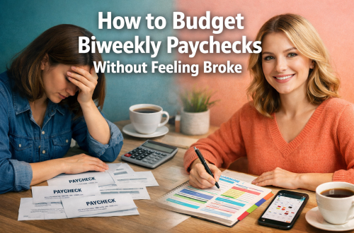How to Budget Biweekly Paychecks Without Feeling Broke (Simple System!)
