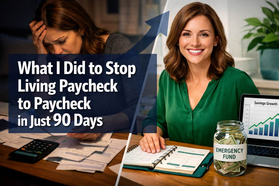 What I Did to Stop Living Paycheck to Paycheck in Just 90 Days