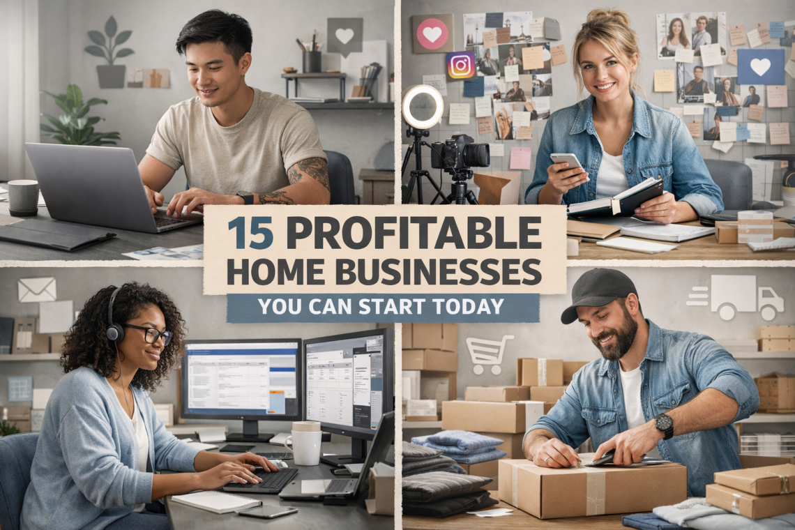 15 Home Businesses You Can Start with No Money in 2026