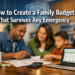 How to Create a Family Budget That Survives Any Emergency