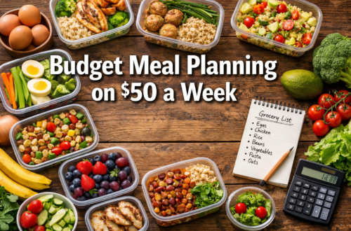 Budget Meal Planning on $50 a Week (Healthy & Family-Friendly)