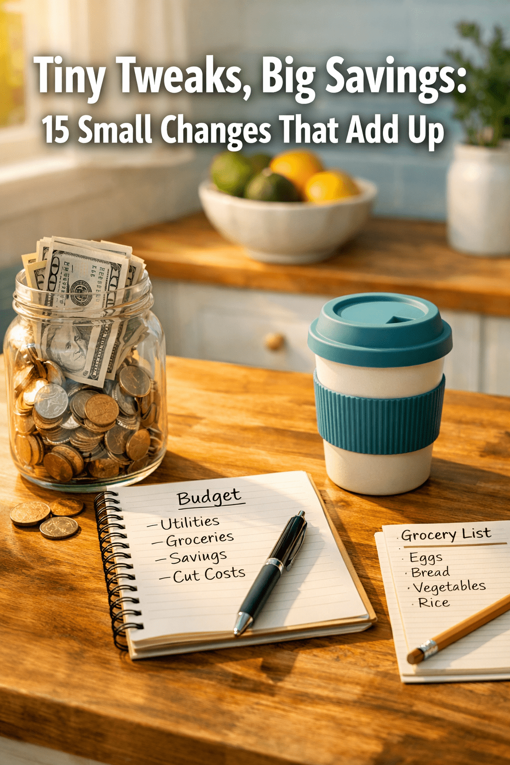 Tiny Tweaks, Big Savings: 15 Small Changes That Add Up