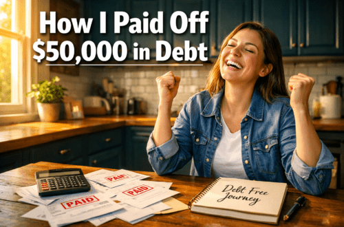 How I Paid Off $50,000 in Debt: My Step-by-Step Debt Free Journey Last updated: March 31, 2026 Quick Answer: Paying off $50,000 in debt is absolutely possible, even on an average income. I did it by getting brutally honest about my numbers, choosing a payoff method that fit my personality, cutting expenses aggressively, and adding extra income streams. It took focus and sacrifice, but the process is straightforward: list every debt, build a small emergency fund, attack debt with every spare dollar, and protect your progress along the way. Key Takeaways Know your exact numbers first. You can't pay off what you haven't fully faced. List every balance, interest rate, and minimum payment. The debt snowball and debt avalanche are the two main payoff methods. Snowball wins on motivation; avalanche wins on math. A small $1,000 emergency fund before you start keeps unexpected expenses from derailing your plan. Cutting expenses alone usually isn't enough. Adding income — even a few hundred dollars a month — dramatically speeds up your debt free journey. 74% of Americans now define financial success as being debt-free, according to KeyBank's 2025 Financial Mobility Survey. You're not alone in this goal. [2] Automate your payments. Willpower runs out; automation doesn't. Celebrate small wins. Each paid-off account is real progress, not just a number. Debt stress is real. Building a support system or accountability partner makes a measurable difference in staying consistent. Once debt-free, redirect those payments immediately toward savings and investing so you never slide back. What Does a Debt Free Journey Actually Look Like? A debt free journey is the intentional, step-by-step process of eliminating all personal debt — credit cards, car loans, student loans, medical bills — until you owe nothing. It's not a single moment; it's a series of decisions made consistently over months or years. For me, it started with a number that made my stomach drop: $50,247.13. That was the total across four credit cards, a car loan, and leftover student loan debt. I had been making minimum payments for years, watching the balances barely move. When I finally sat down and added it all up, I realized I had been treading water. According to a 2026 survey by Southwest Voices, 33% of U.S. consumers define financial success as being debt-free, regardless of income or assets — a shift away from the old idea that wealth is measured by what you own. [1] That reframing helped me. I stopped feeling behind and started feeling motivated. Here's the honest truth: a debt free journey looks messy in the middle. There are months where you feel unstoppable and months where an unexpected car repair wipes out your progress. What matters is that you keep going. Step 1: Face the Full Picture (This Part Is Uncomfortable) Before you can make a plan, you need complete, accurate information about every debt you owe. Here's exactly what I tracked in a simple spreadsheet: Debt Balance Interest Rate Minimum Payment Credit Card A $8,400 24.99% APR $210 Credit Card B $6,100 19.99% APR $155 Credit Card C $3,200 22.49% APR $80 Car Loan $14,500 6.9% APR $320 Student Loan $18,047 5.5% APR $195 Total $50,247 — $960/month Looking at that table was hard. But it was also the most important thing I did, because it turned a vague, overwhelming cloud of "I have a lot of debt" into a concrete list I could actually work through. Common mistake: Many people underestimate their total debt because they avoid checking balances. Log in to every account, pull your free credit report at AnnualCreditReport.com, and write down every number. Step 2: Build a Small Emergency Fund First Before throwing every extra dollar at debt, save $1,000 as a starter emergency fund. This sounds counterintuitive when you're paying 24.99% interest, but here's why it works: without a cash cushion, the first flat tire or medical co-pay goes right back on a credit card, undoing your progress and crushing your motivation. A 2025 KeyBank survey found that 25% of Americans cannot come up with $2,000 for unexpected expenses, up from 19% the year before. [2] That statistic shows how common this vulnerability is — and why plugging it first protects your entire plan. Once you hit $1,000, stop saving and redirect everything to debt. You can build a full 3–6 month emergency fund after you're debt-free. Step 3: Choose Your Debt Payoff Strategy Two methods dominate personal finance, and both work. The right one depends on your personality. Debt Snowball (Dave Ramsey's method): Pay minimums on all debts. Throw every extra dollar at the smallest balance first. When it's gone, roll that payment to the next smallest. Best for: people who need quick wins to stay motivated. Debt Avalanche: Pay minimums on all debts. Throw every extra dollar at the highest interest rate first. Best for: people who are motivated by math and want to pay the least interest overall. I used the snowball method because I needed to feel progress. Paying off that $3,200 credit card in four months gave me a surge of confidence that kept me going for the next two years. If you want a detailed breakdown of both approaches, check out this guide on 7 proven ways to pay down debt faster. Edge case: If you have a debt with a balance transfer offer at 0% APR, consider moving high-interest credit card balances there first. Harvard FCU recommends balance transfer cards as a way to freeze interest accrual and focus entirely on paying down principal. [5] Just watch for transfer fees (typically 3–5%) and make sure you can pay the balance before the promotional period ends. Step 4: Cut Expenses Without Losing Your Mind Cutting expenses is where most people start — and where many people quit, because they try to cut everything at once and feel deprived. My approach: cut in tiers. Tier 1 — Cut immediately (no lifestyle impact): Unused subscriptions and memberships Negotiated lower rates on phone, internet, and insurance Switched to generic/store-brand groceries Tier 2 — Reduce (some adjustment required): Eating out dropped from 4x/week to once a week Grocery budget planned with a weekly meal plan (I saved roughly $200/month here) Paused gym membership and worked out at home Tier 3 — Temporary sacrifices (hard but worth it): Skipped vacations for 18 months Sold my newer car and bought a paid-off used car, eliminating the $320/month payment A 2025 KeyBank survey found that 49% of consumers switched to less expensive brands or services and 41% reduced subscriptions or memberships in response to rising costs. [2] These aren't dramatic moves — they're practical ones that add up fast. For practical grocery savings, this budget meal planning guide shows how to feed a family on $50/week, which is a real game-changer when you're redirecting every dollar to debt. Step 5: Increase Your Income (This Is the Real Accelerator) Cutting expenses has a floor — you can only cut so much. Income has no ceiling. Adding even $300–$500 per month in extra income can cut months or years off your debt free journey. What I did to earn extra money: Sold stuff I didn't need. I made over $1,000 in 30 days selling furniture, clothes, and electronics. (This decluttering guide shows exactly how.) Freelanced on weekends. I offered writing and editing services through Upwork for about 8 hours per week. Used money-making apps. Small amounts — $50–$100/month — but every dollar went straight to debt. Every single dollar of extra income went directly to the target debt. Not to lifestyle upgrades. Not to "treating myself." Straight to the balance. If you're looking for ways to earn more without a second job, check out these 15 best money making apps that pay real cash or explore high income skills you can learn at home that can significantly boost your monthly income over time. How Do You Stay Motivated During a Long Debt Free Journey? Staying motivated over a multi-year debt payoff is genuinely the hardest part. The math is simple; the psychology is not. 38% of U.S. women report that money makes them feel anxious most of the time, compared to 24% of men, according to a 2026 Southwest Voices survey. [1] Debt stress is real, and ignoring it doesn't make it go away. What actually helped me stay on track: A visual debt payoff tracker. I colored in a bar graph on my fridge every time I paid off $1,000. Silly? Maybe. Effective? Absolutely. An accountability partner. My sister was on her own debt free journey. We checked in monthly. Celebrating milestones. When I paid off each account, I did something small and free to mark it — a picnic, a movie night at home. Reading stories like mine. Seeing that a debt-free family paid off $67K on one income made my $50K feel conquerable. If you're feeling overwhelmed, this resource on debt stress relief and staying motivated has practical strategies that go beyond "just believe in yourself." Decision rule: If you're losing motivation, don't restart from scratch. Switch strategies temporarily. If you've been doing the avalanche method, switch to snowball for one month to get a quick win. Then go back. What Was My Month-by-Month Debt Payoff Timeline? Here's an honest look at how the $50,247 came down over 26 months. I'm sharing this because most debt payoff stories skip the messy middle. Month Range Action Running Balance Months 1–2 Built $1,000 emergency fund $50,247 Months 3–6 Paid off Credit Card C ($3,200) $47,047 Months 7–11 Paid off Credit Card B ($6,100) $40,947 Months 12–16 Paid off Credit Card A ($8,400) $32,547 Month 17 Sold car, eliminated car loan $18,047 Months 18–26 Paid off student loan $0 Month 17 was the turning point. Selling the car felt terrifying, but it eliminated $14,500 in debt overnight and freed up $320/month. After that, the student loan felt manageable. Note on the car: I bought a $5,000 used Honda Civic with cash. It wasn't glamorous, but it ran fine and I drove it for two years while I finished paying off everything else. What Mistakes Almost Derailed My Debt Free Journey? Knowing what to avoid is just as important as knowing what to do. Mistake 1: Not having an emergency fund first.Early on, I skipped the $1,000 buffer and put everything at debt. Three months in, a $700 car repair went right back on a credit card. Demoralizing. Mistake 2: Setting an unrealistic budget.My first budget was so tight I lasted two weeks before blowing it. I had to build in a small "fun money" line — even $30/month — to make the budget sustainable. Mistake 3: Ignoring the emotional side.I white-knuckled it for the first six months without any support system. Burnout hit hard. Once I found an accountability partner and started tracking wins visually, consistency improved dramatically. Mistake 4: Lifestyle creep after early wins.After paying off the first credit card, I celebrated by spending more than I should have for a couple of months. I lost about six weeks of progress. Celebrate, but keep the momentum. To avoid common budgeting pitfalls, this list of 10 budgeting mistakes to avoid is worth reading before you build your plan. What Happens After You Become Debt-Free? Becoming debt-free is not the finish line — it's the starting line for building actual wealth. 38% of people say being debt-free is the most important financial milestone, according to the 2026 BHG Financial Consumer Debt & Finances Survey. [4] But once you're there, the same discipline that paid off debt becomes your wealth-building engine. Here's what I did the month I made my last payment: Built a full 3–6 month emergency fund using what used to be my debt payments. Started investing — maxed out my Roth IRA contribution for the year. Kept living on my "debt payoff budget" for six more months to build a real financial cushion. Raised my credit score — paying off revolving debt dramatically improved my utilization ratio. 74% of respondents in the BHG Financial survey feel optimistic about their financial future, with that number climbing to 80% among higher-income households. [4] I felt that shift personally. Once the debt was gone, financial decisions stopped feeling like damage control and started feeling like choices. For the next chapter, this guide on how to achieve financial freedom in 5 steps is exactly where I'd point anyone who just made their last debt payment. Frequently Asked Questions Q: How long does it realistically take to pay off $50,000 in debt?A: It depends on your income, expenses, and how aggressively you can pay. With focused effort — cutting expenses and adding income — most people can pay off $50,000 in 2–4 years. I did it in 26 months by combining both strategies. Q: Should I save money or pay off debt first?A: Build a small $1,000 emergency fund first, then attack debt aggressively. Without that buffer, unexpected expenses will send you back to credit cards and undo your progress. Q: What's the best method for paying off debt — snowball or avalanche?A: Both work. Snowball (smallest balance first) is better if you need motivational wins to stay consistent. Avalanche (highest interest first) saves more money mathematically. Choose the one you'll actually stick to. Q: Can I pay off debt on a low income?A: Yes, but it requires more focus on increasing income alongside cutting expenses. Even an extra $200–$300/month makes a significant difference over time. This guide on how to pay off credit card debt fast on a low income has specific strategies for tighter budgets. Q: Should I use a balance transfer card to pay off debt faster?A: A 0% APR balance transfer card can be a smart move for high-interest credit card debt, because it stops interest from accruing and lets you focus entirely on the principal. [5] Watch for transfer fees and make sure you have a plan to pay it off before the promotional period ends. Q: What if I have an emergency and go back into debt during my payoff journey?A: It happens. Don't quit. Rebuild your $1,000 buffer, then resume your payoff plan. One setback doesn't erase your progress. Q: Is a no-spend challenge worth trying during debt payoff?A: Absolutely. A no-spend month challenge can generate an extra $200–$500 in a single month, which goes directly to your target debt. It also resets spending habits in a lasting way. Q: How do I stay motivated when debt payoff feels like it's taking forever?A: Use a visual tracker, find an accountability partner, and celebrate each paid-off account. Also, recalculate your payoff date every few months — watching it move closer is genuinely motivating. Q: Will paying off debt hurt my credit score?A: Paying off installment loans (like a car or student loan) can cause a small, temporary dip because it reduces your credit mix. But paying off credit cards improves your utilization ratio, which typically raises your score. The net effect of becoming debt-free is almost always positive over time. Q: What's the first step if I'm completely overwhelmed and don't know where to start?A: Write down every debt you owe — balance, interest rate, minimum payment — in one place. That single act of clarity is the foundation of every successful debt free journey. Conclusion: Your Debt Free Journey Starts With One Decision Paying off $50,000 in debt wasn't about being perfect. It was about being consistent. I made mistakes, had setbacks, and had months where I wanted to give up. But I kept coming back to the plan. Here's your action plan for this week: List every debt with its balance, interest rate, and minimum payment. Set up a $1,000 starter emergency fund before you do anything else. Choose your payoff method (snowball or avalanche) and commit to it. Find one expense to cut and one way to earn extra money this month. Tell someone — an accountability partner changes everything. If you're ready to go deeper, the debt free in 12 months step-by-step plan is a great next resource, and these 10 simple habits that help you stay debt-free for life will help you protect everything you build. You don't need a perfect plan. You need a real one. Start today. References [1] Debt Free Flexible And Focused On Stability The Money Mindset Of Us Consumers In 2026 - https://www.southwestvoices.news/premium/stacker/stories/debt-free-flexible-and-focused-on-stability-the-money-mindset-of-us-consumers-in-2026,150595 [2] Is Debt Free The New Luxury Keybank Survey Explores 302606087 - https://www.prnewswire.com/news-releases/is-debt-free-the-new-luxury-keybank-survey-explores-302606087.html [4] Money Map Report - https://bhgfinancial.com/research/money-map-report [5] Gift Yourself Financial Peace How Be Debt Free In 2026 - https://harvardfcu.org/blog/gift-yourself-financial-peace-how-be-debt-free-in-2026/ Meta Title: How I Paid Off $50,000 in Debt: My Debt Free Journey Meta Description: I paid off $50,000 in debt in 26 months. Here's my honest, step-by-step debt free journey — what worked, what failed, and how you can do it too. Tags: debt free journey, paying off debt, debt snowball, debt avalanche, debt payoff plan, personal finance, budgeting tips, credit card debt, student loan payoff, financial freedom, debt stress, money motivation