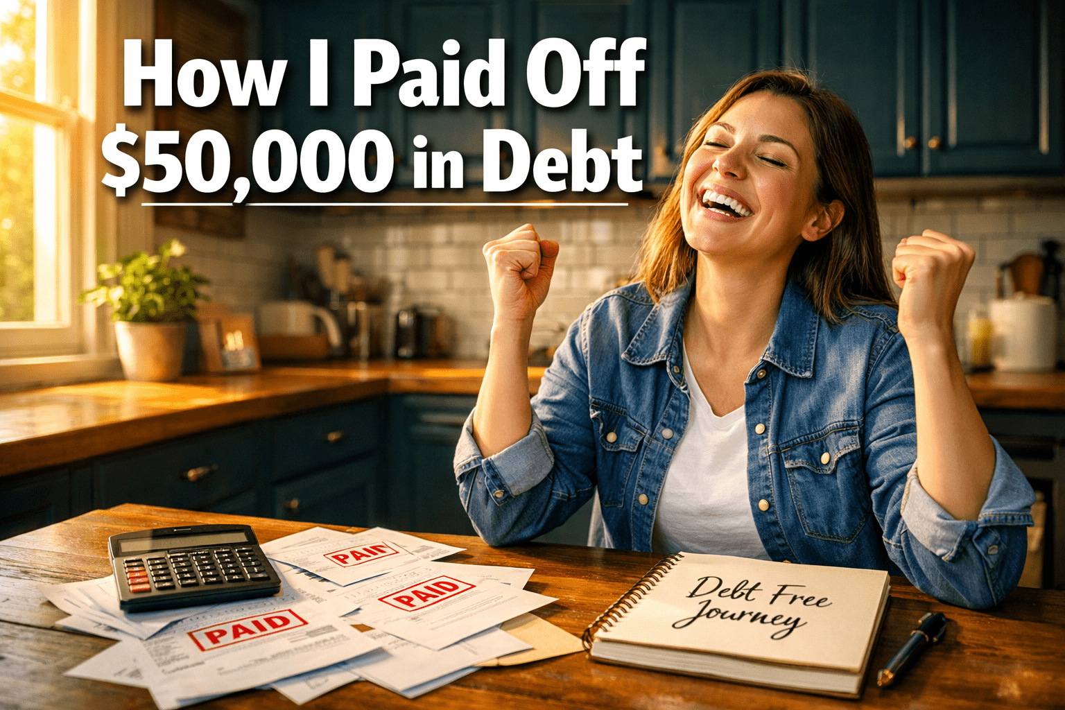 How I Paid Off $50,000 in Debt: My Step-by-Step Debt Free Journey Last updated: March 31, 2026 Quick Answer: Paying off $50,000 in debt is absolutely possible, even on an average income. I did it by getting brutally honest about my numbers, choosing a payoff method that fit my personality, cutting expenses aggressively, and adding extra income streams. It took focus and sacrifice, but the process is straightforward: list every debt, build a small emergency fund, attack debt with every spare dollar, and protect your progress along the way. Key Takeaways Know your exact numbers first. You can't pay off what you haven't fully faced. List every balance, interest rate, and minimum payment. The debt snowball and debt avalanche are the two main payoff methods. Snowball wins on motivation; avalanche wins on math. A small $1,000 emergency fund before you start keeps unexpected expenses from derailing your plan. Cutting expenses alone usually isn't enough. Adding income — even a few hundred dollars a month — dramatically speeds up your debt free journey. 74% of Americans now define financial success as being debt-free, according to KeyBank's 2025 Financial Mobility Survey. You're not alone in this goal. [2] Automate your payments. Willpower runs out; automation doesn't. Celebrate small wins. Each paid-off account is real progress, not just a number. Debt stress is real. Building a support system or accountability partner makes a measurable difference in staying consistent. Once debt-free, redirect those payments immediately toward savings and investing so you never slide back. What Does a Debt Free Journey Actually Look Like? A debt free journey is the intentional, step-by-step process of eliminating all personal debt — credit cards, car loans, student loans, medical bills — until you owe nothing. It's not a single moment; it's a series of decisions made consistently over months or years. For me, it started with a number that made my stomach drop: $50,247.13. That was the total across four credit cards, a car loan, and leftover student loan debt. I had been making minimum payments for years, watching the balances barely move. When I finally sat down and added it all up, I realized I had been treading water. According to a 2026 survey by Southwest Voices, 33% of U.S. consumers define financial success as being debt-free, regardless of income or assets — a shift away from the old idea that wealth is measured by what you own. [1] That reframing helped me. I stopped feeling behind and started feeling motivated. Here's the honest truth: a debt free journey looks messy in the middle. There are months where you feel unstoppable and months where an unexpected car repair wipes out your progress. What matters is that you keep going. Step 1: Face the Full Picture (This Part Is Uncomfortable) Before you can make a plan, you need complete, accurate information about every debt you owe. Here's exactly what I tracked in a simple spreadsheet: Debt Balance Interest Rate Minimum Payment Credit Card A $8,400 24.99% APR $210 Credit Card B $6,100 19.99% APR $155 Credit Card C $3,200 22.49% APR $80 Car Loan $14,500 6.9% APR $320 Student Loan $18,047 5.5% APR $195 Total $50,247 — $960/month Looking at that table was hard. But it was also the most important thing I did, because it turned a vague, overwhelming cloud of "I have a lot of debt" into a concrete list I could actually work through. Common mistake: Many people underestimate their total debt because they avoid checking balances. Log in to every account, pull your free credit report at AnnualCreditReport.com, and write down every number. Step 2: Build a Small Emergency Fund First Before throwing every extra dollar at debt, save $1,000 as a starter emergency fund. This sounds counterintuitive when you're paying 24.99% interest, but here's why it works: without a cash cushion, the first flat tire or medical co-pay goes right back on a credit card, undoing your progress and crushing your motivation. A 2025 KeyBank survey found that 25% of Americans cannot come up with $2,000 for unexpected expenses, up from 19% the year before. [2] That statistic shows how common this vulnerability is — and why plugging it first protects your entire plan. Once you hit $1,000, stop saving and redirect everything to debt. You can build a full 3–6 month emergency fund after you're debt-free. Step 3: Choose Your Debt Payoff Strategy Two methods dominate personal finance, and both work. The right one depends on your personality. Debt Snowball (Dave Ramsey's method): Pay minimums on all debts. Throw every extra dollar at the smallest balance first. When it's gone, roll that payment to the next smallest. Best for: people who need quick wins to stay motivated. Debt Avalanche: Pay minimums on all debts. Throw every extra dollar at the highest interest rate first. Best for: people who are motivated by math and want to pay the least interest overall. I used the snowball method because I needed to feel progress. Paying off that $3,200 credit card in four months gave me a surge of confidence that kept me going for the next two years. If you want a detailed breakdown of both approaches, check out this guide on 7 proven ways to pay down debt faster. Edge case: If you have a debt with a balance transfer offer at 0% APR, consider moving high-interest credit card balances there first. Harvard FCU recommends balance transfer cards as a way to freeze interest accrual and focus entirely on paying down principal. [5] Just watch for transfer fees (typically 3–5%) and make sure you can pay the balance before the promotional period ends. Step 4: Cut Expenses Without Losing Your Mind Cutting expenses is where most people start — and where many people quit, because they try to cut everything at once and feel deprived. My approach: cut in tiers. Tier 1 — Cut immediately (no lifestyle impact): Unused subscriptions and memberships Negotiated lower rates on phone, internet, and insurance Switched to generic/store-brand groceries Tier 2 — Reduce (some adjustment required): Eating out dropped from 4x/week to once a week Grocery budget planned with a weekly meal plan (I saved roughly $200/month here) Paused gym membership and worked out at home Tier 3 — Temporary sacrifices (hard but worth it): Skipped vacations for 18 months Sold my newer car and bought a paid-off used car, eliminating the $320/month payment A 2025 KeyBank survey found that 49% of consumers switched to less expensive brands or services and 41% reduced subscriptions or memberships in response to rising costs. [2] These aren't dramatic moves — they're practical ones that add up fast. For practical grocery savings, this budget meal planning guide shows how to feed a family on $50/week, which is a real game-changer when you're redirecting every dollar to debt. Step 5: Increase Your Income (This Is the Real Accelerator) Cutting expenses has a floor — you can only cut so much. Income has no ceiling. Adding even $300–$500 per month in extra income can cut months or years off your debt free journey. What I did to earn extra money: Sold stuff I didn't need. I made over $1,000 in 30 days selling furniture, clothes, and electronics. (This decluttering guide shows exactly how.) Freelanced on weekends. I offered writing and editing services through Upwork for about 8 hours per week. Used money-making apps. Small amounts — $50–$100/month — but every dollar went straight to debt. Every single dollar of extra income went directly to the target debt. Not to lifestyle upgrades. Not to "treating myself." Straight to the balance. If you're looking for ways to earn more without a second job, check out these 15 best money making apps that pay real cash or explore high income skills you can learn at home that can significantly boost your monthly income over time. How Do You Stay Motivated During a Long Debt Free Journey? Staying motivated over a multi-year debt payoff is genuinely the hardest part. The math is simple; the psychology is not. 38% of U.S. women report that money makes them feel anxious most of the time, compared to 24% of men, according to a 2026 Southwest Voices survey. [1] Debt stress is real, and ignoring it doesn't make it go away. What actually helped me stay on track: A visual debt payoff tracker. I colored in a bar graph on my fridge every time I paid off $1,000. Silly? Maybe. Effective? Absolutely. An accountability partner. My sister was on her own debt free journey. We checked in monthly. Celebrating milestones. When I paid off each account, I did something small and free to mark it — a picnic, a movie night at home. Reading stories like mine. Seeing that a debt-free family paid off $67K on one income made my $50K feel conquerable. If you're feeling overwhelmed, this resource on debt stress relief and staying motivated has practical strategies that go beyond "just believe in yourself." Decision rule: If you're losing motivation, don't restart from scratch. Switch strategies temporarily. If you've been doing the avalanche method, switch to snowball for one month to get a quick win. Then go back. What Was My Month-by-Month Debt Payoff Timeline? Here's an honest look at how the $50,247 came down over 26 months. I'm sharing this because most debt payoff stories skip the messy middle. Month Range Action Running Balance Months 1–2 Built $1,000 emergency fund $50,247 Months 3–6 Paid off Credit Card C ($3,200) $47,047 Months 7–11 Paid off Credit Card B ($6,100) $40,947 Months 12–16 Paid off Credit Card A ($8,400) $32,547 Month 17 Sold car, eliminated car loan $18,047 Months 18–26 Paid off student loan $0 Month 17 was the turning point. Selling the car felt terrifying, but it eliminated $14,500 in debt overnight and freed up $320/month. After that, the student loan felt manageable. Note on the car: I bought a $5,000 used Honda Civic with cash. It wasn't glamorous, but it ran fine and I drove it for two years while I finished paying off everything else. What Mistakes Almost Derailed My Debt Free Journey? Knowing what to avoid is just as important as knowing what to do. Mistake 1: Not having an emergency fund first.Early on, I skipped the $1,000 buffer and put everything at debt. Three months in, a $700 car repair went right back on a credit card. Demoralizing. Mistake 2: Setting an unrealistic budget.My first budget was so tight I lasted two weeks before blowing it. I had to build in a small "fun money" line — even $30/month — to make the budget sustainable. Mistake 3: Ignoring the emotional side.I white-knuckled it for the first six months without any support system. Burnout hit hard. Once I found an accountability partner and started tracking wins visually, consistency improved dramatically. Mistake 4: Lifestyle creep after early wins.After paying off the first credit card, I celebrated by spending more than I should have for a couple of months. I lost about six weeks of progress. Celebrate, but keep the momentum. To avoid common budgeting pitfalls, this list of 10 budgeting mistakes to avoid is worth reading before you build your plan. What Happens After You Become Debt-Free? Becoming debt-free is not the finish line — it's the starting line for building actual wealth. 38% of people say being debt-free is the most important financial milestone, according to the 2026 BHG Financial Consumer Debt & Finances Survey. [4] But once you're there, the same discipline that paid off debt becomes your wealth-building engine. Here's what I did the month I made my last payment: Built a full 3–6 month emergency fund using what used to be my debt payments. Started investing — maxed out my Roth IRA contribution for the year. Kept living on my "debt payoff budget" for six more months to build a real financial cushion. Raised my credit score — paying off revolving debt dramatically improved my utilization ratio. 74% of respondents in the BHG Financial survey feel optimistic about their financial future, with that number climbing to 80% among higher-income households. [4] I felt that shift personally. Once the debt was gone, financial decisions stopped feeling like damage control and started feeling like choices. For the next chapter, this guide on how to achieve financial freedom in 5 steps is exactly where I'd point anyone who just made their last debt payment. Frequently Asked Questions Q: How long does it realistically take to pay off $50,000 in debt?A: It depends on your income, expenses, and how aggressively you can pay. With focused effort — cutting expenses and adding income — most people can pay off $50,000 in 2–4 years. I did it in 26 months by combining both strategies. Q: Should I save money or pay off debt first?A: Build a small $1,000 emergency fund first, then attack debt aggressively. Without that buffer, unexpected expenses will send you back to credit cards and undo your progress. Q: What's the best method for paying off debt — snowball or avalanche?A: Both work. Snowball (smallest balance first) is better if you need motivational wins to stay consistent. Avalanche (highest interest first) saves more money mathematically. Choose the one you'll actually stick to. Q: Can I pay off debt on a low income?A: Yes, but it requires more focus on increasing income alongside cutting expenses. Even an extra $200–$300/month makes a significant difference over time. This guide on how to pay off credit card debt fast on a low income has specific strategies for tighter budgets. Q: Should I use a balance transfer card to pay off debt faster?A: A 0% APR balance transfer card can be a smart move for high-interest credit card debt, because it stops interest from accruing and lets you focus entirely on the principal. [5] Watch for transfer fees and make sure you have a plan to pay it off before the promotional period ends. Q: What if I have an emergency and go back into debt during my payoff journey?A: It happens. Don't quit. Rebuild your $1,000 buffer, then resume your payoff plan. One setback doesn't erase your progress. Q: Is a no-spend challenge worth trying during debt payoff?A: Absolutely. A no-spend month challenge can generate an extra $200–$500 in a single month, which goes directly to your target debt. It also resets spending habits in a lasting way. Q: How do I stay motivated when debt payoff feels like it's taking forever?A: Use a visual tracker, find an accountability partner, and celebrate each paid-off account. Also, recalculate your payoff date every few months — watching it move closer is genuinely motivating. Q: Will paying off debt hurt my credit score?A: Paying off installment loans (like a car or student loan) can cause a small, temporary dip because it reduces your credit mix. But paying off credit cards improves your utilization ratio, which typically raises your score. The net effect of becoming debt-free is almost always positive over time. Q: What's the first step if I'm completely overwhelmed and don't know where to start?A: Write down every debt you owe — balance, interest rate, minimum payment — in one place. That single act of clarity is the foundation of every successful debt free journey. Conclusion: Your Debt Free Journey Starts With One Decision Paying off $50,000 in debt wasn't about being perfect. It was about being consistent. I made mistakes, had setbacks, and had months where I wanted to give up. But I kept coming back to the plan. Here's your action plan for this week: List every debt with its balance, interest rate, and minimum payment. Set up a $1,000 starter emergency fund before you do anything else. Choose your payoff method (snowball or avalanche) and commit to it. Find one expense to cut and one way to earn extra money this month. Tell someone — an accountability partner changes everything. If you're ready to go deeper, the debt free in 12 months step-by-step plan is a great next resource, and these 10 simple habits that help you stay debt-free for life will help you protect everything you build. You don't need a perfect plan. You need a real one. Start today. References [1] Debt Free Flexible And Focused On Stability The Money Mindset Of Us Consumers In 2026 - https://www.southwestvoices.news/premium/stacker/stories/debt-free-flexible-and-focused-on-stability-the-money-mindset-of-us-consumers-in-2026,150595 [2] Is Debt Free The New Luxury Keybank Survey Explores 302606087 - https://www.prnewswire.com/news-releases/is-debt-free-the-new-luxury-keybank-survey-explores-302606087.html [4] Money Map Report - https://bhgfinancial.com/research/money-map-report [5] Gift Yourself Financial Peace How Be Debt Free In 2026 - https://harvardfcu.org/blog/gift-yourself-financial-peace-how-be-debt-free-in-2026/ Meta Title: How I Paid Off $50,000 in Debt: My Debt Free Journey Meta Description: I paid off $50,000 in debt in 26 months. Here's my honest, step-by-step debt free journey — what worked, what failed, and how you can do it too. Tags: debt free journey, paying off debt, debt snowball, debt avalanche, debt payoff plan, personal finance, budgeting tips, credit card debt, student loan payoff, financial freedom, debt stress, money motivation