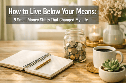 How to Live Below Your Means: 9 Small Money Shifts That Changed My Life Fast