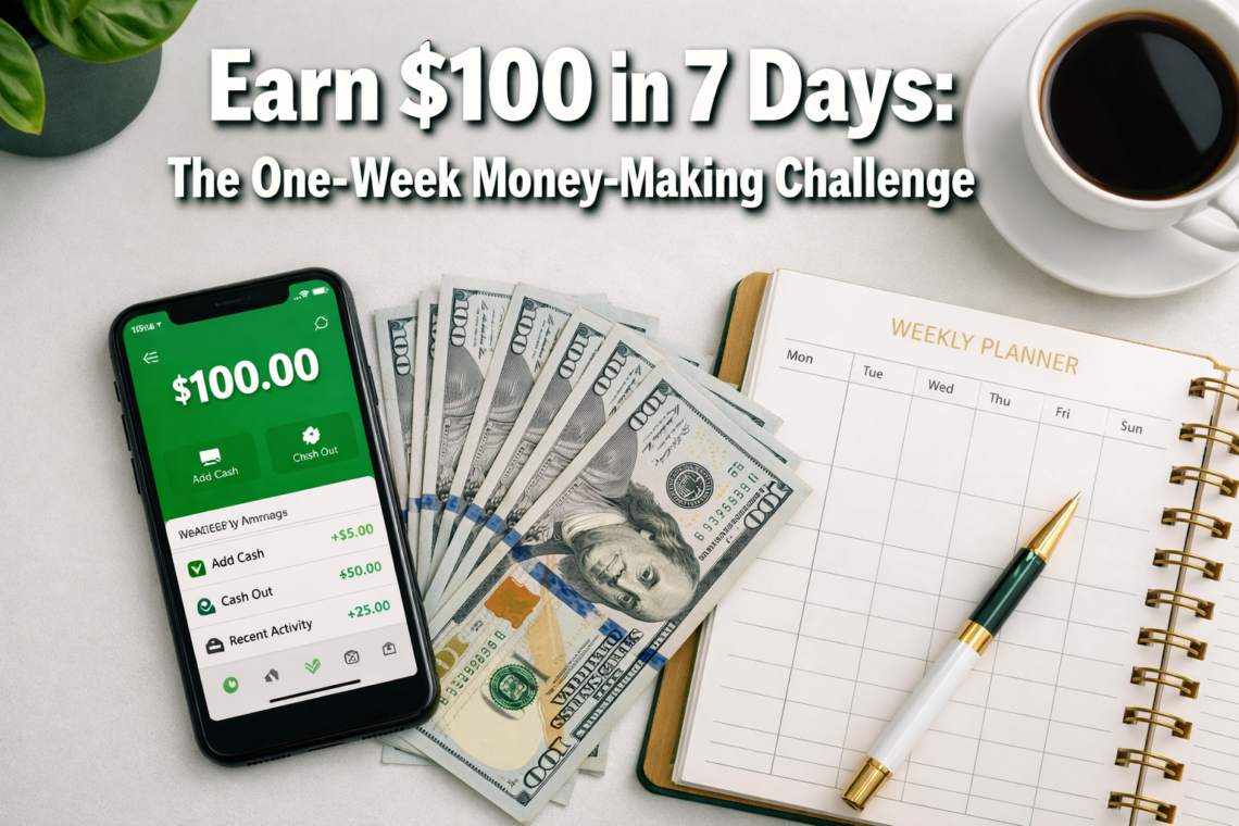 The One-Week Money-Making Challenge: Earn $100 in 7 Days (No Experience Needed)